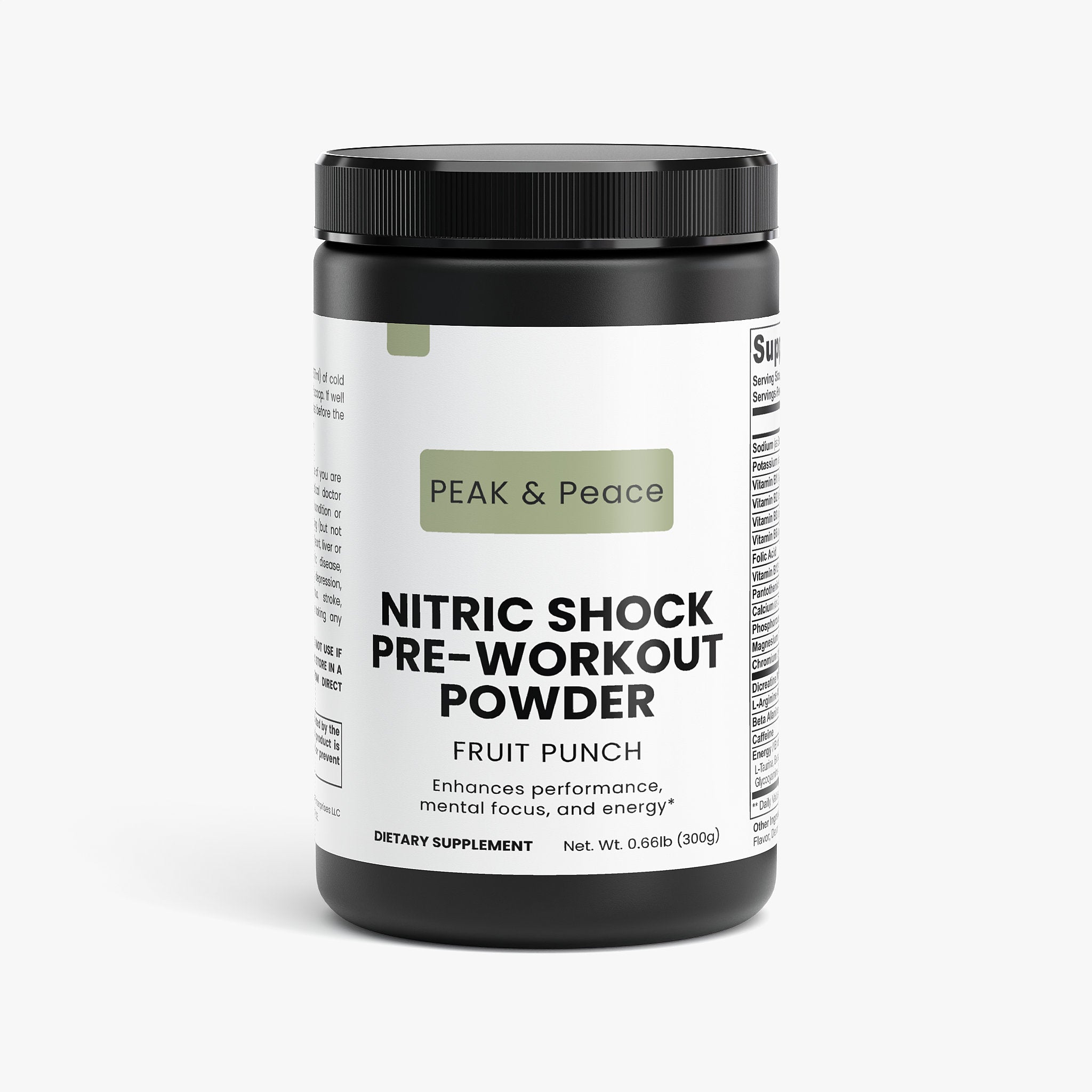 Nitric Shock Pre-Workout Powder (Fruit Punch)
