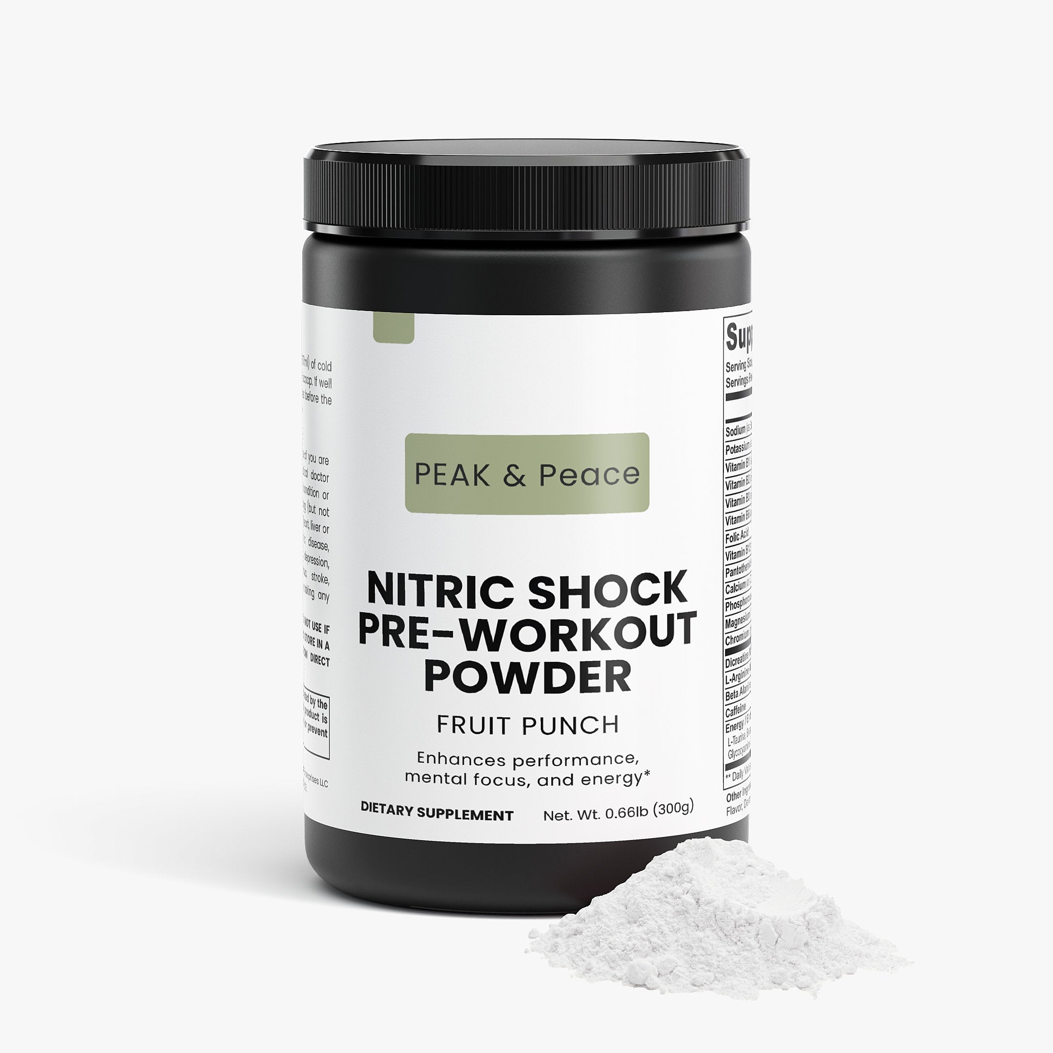 Nitric Shock Pre-Workout Powder (Fruit Punch)